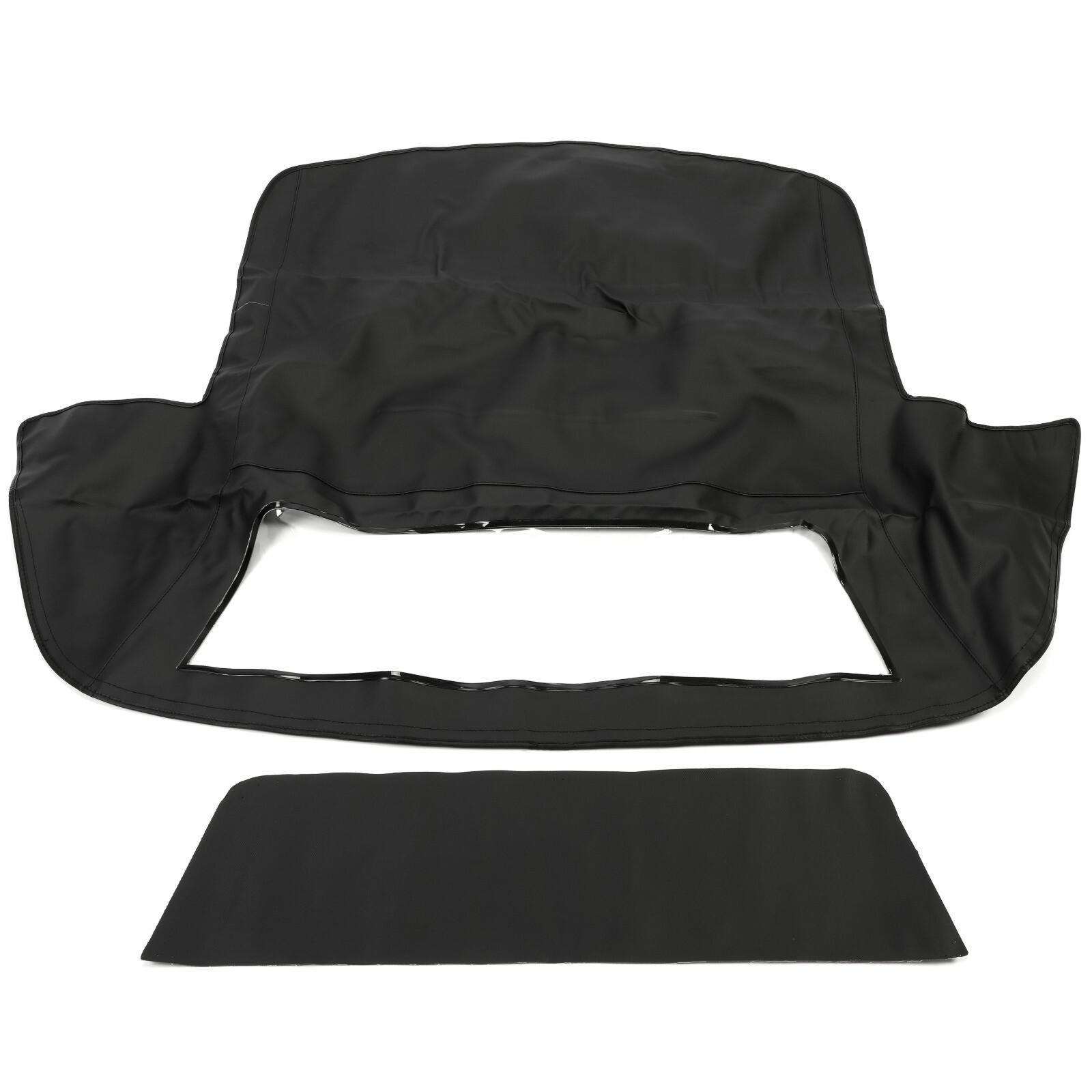 For 86-93 Chevy C4 Corvette Convertible Soft Top Sailcloth Vinyl w/ Clear Window