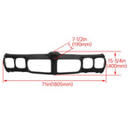 New Front ABS Bumper Cover Fascia Fit Pontiac GTO Lemans 1970 With Hardware