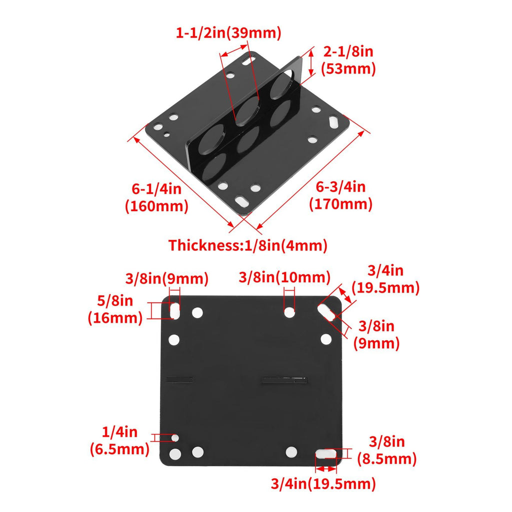 1000lb Motor Engine Lifting Plate Bracket Carburetor Hoist 1/8'' For SBC BBC LSX