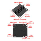 1000lb Motor Engine Lifting Plate Bracket Carburetor Hoist 1/8'' For SBC BBC LSX