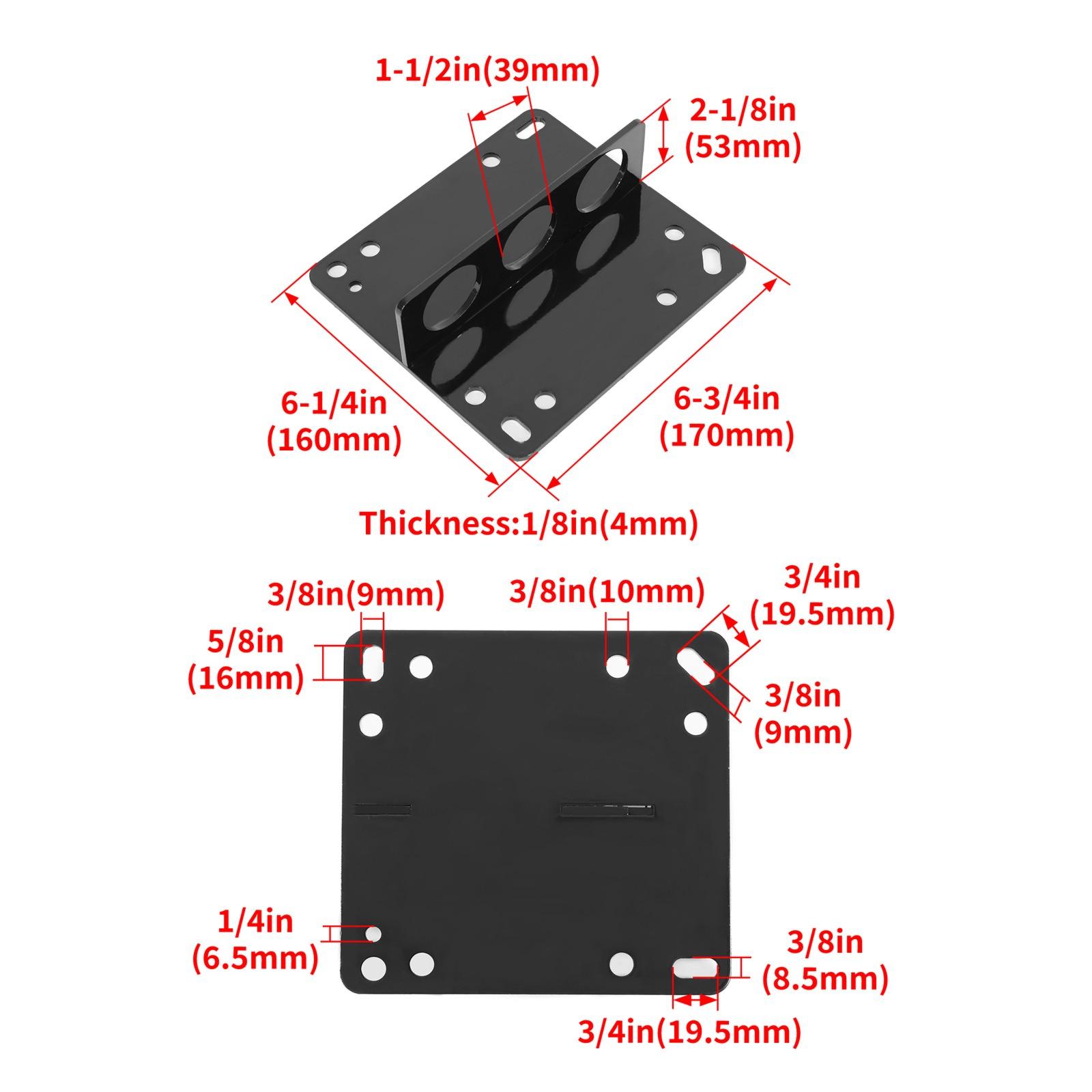 1000lb Motor Engine Lifting Plate Bracket Carburetor Hoist 1/8'' For SBC BBC LSX