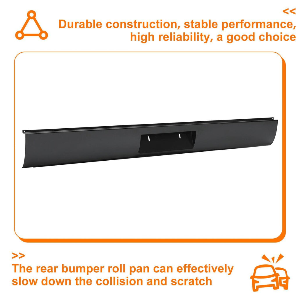 For Toyota Tacoma 1995-2004 Rear Bumper Roll Pan w/LED License Plate Light