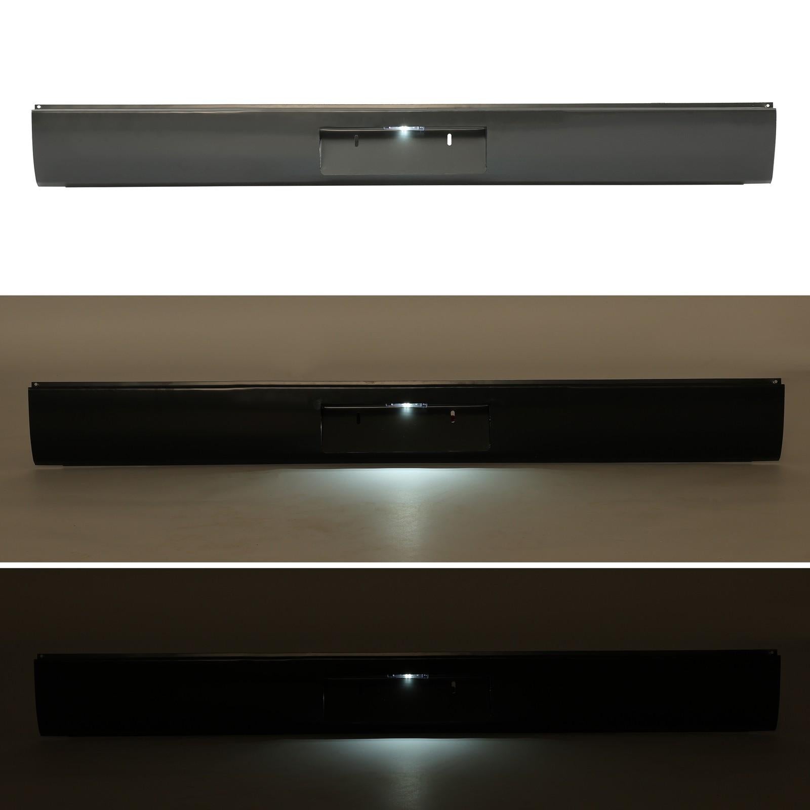 For Toyota Tacoma 1995-2004 Rear Bumper Roll Pan w/LED License Plate Light
