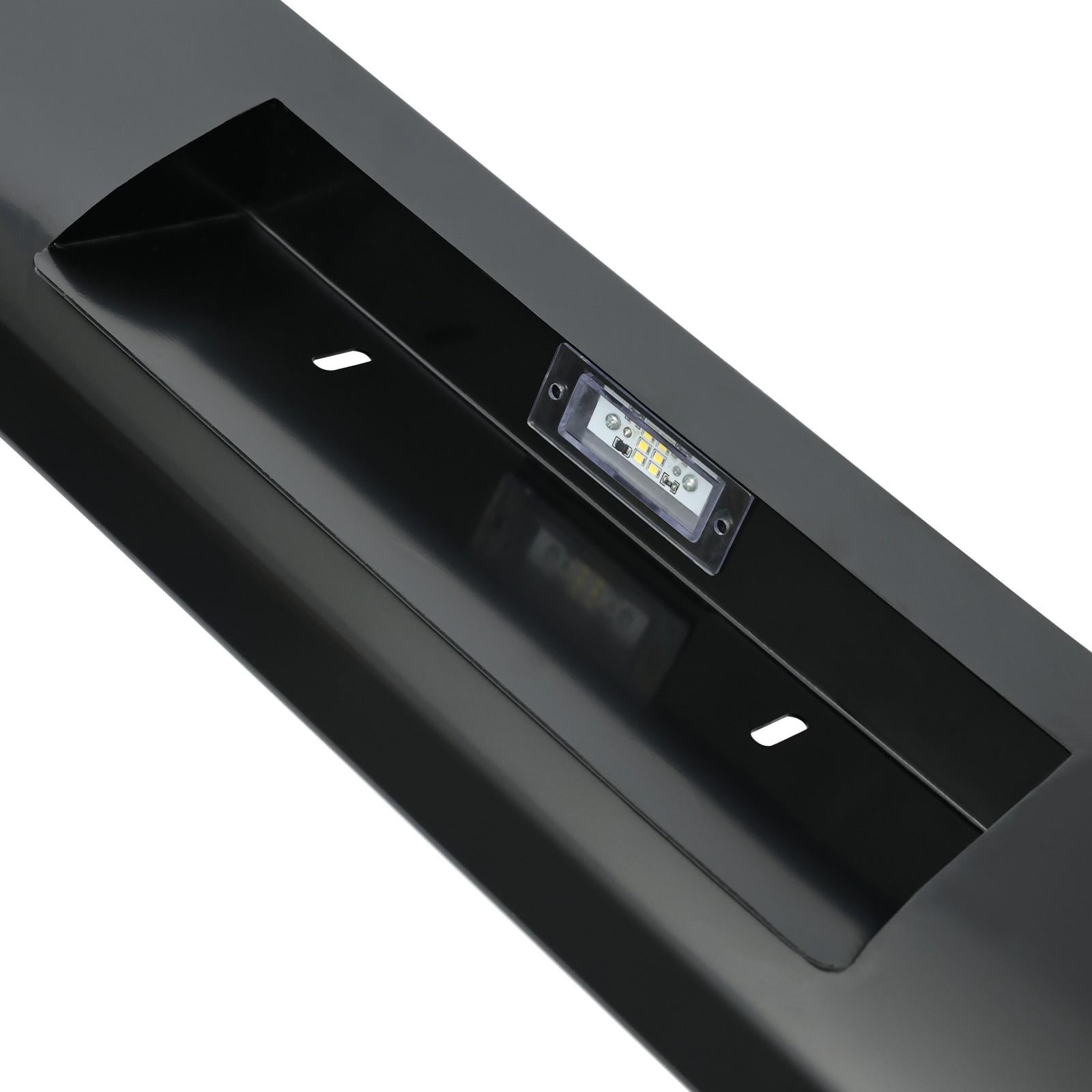 For Toyota Tacoma 1995-2004 Rear Bumper Roll Pan w/LED License Plate Light