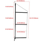 18"x60" Steel Cargo Shipping Container Shelving Shelf Bracket Powder Coated 2PCS