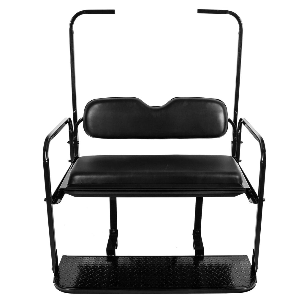 For EZGO TXT 1995+ Models Golf Cart Flip Folding Rear Seat Cushions Pad