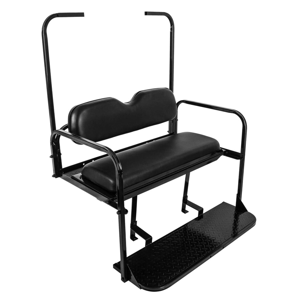For EZGO TXT 1995+ Models Golf Cart Flip Folding Rear Seat Cushions Pad