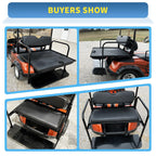 For EZGO TXT 1995+ Models Golf Cart Flip Folding Rear Seat Cushions Pad