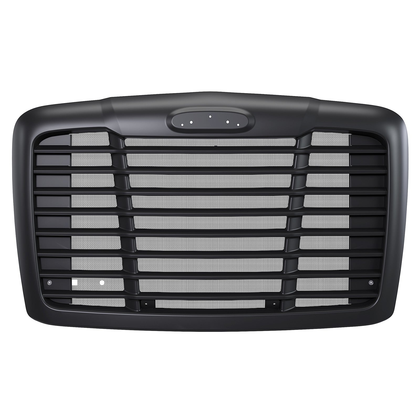 Fit Freightliner Cascadia 08-2017 Black Hood Grille With Bug Screen #A1715624002