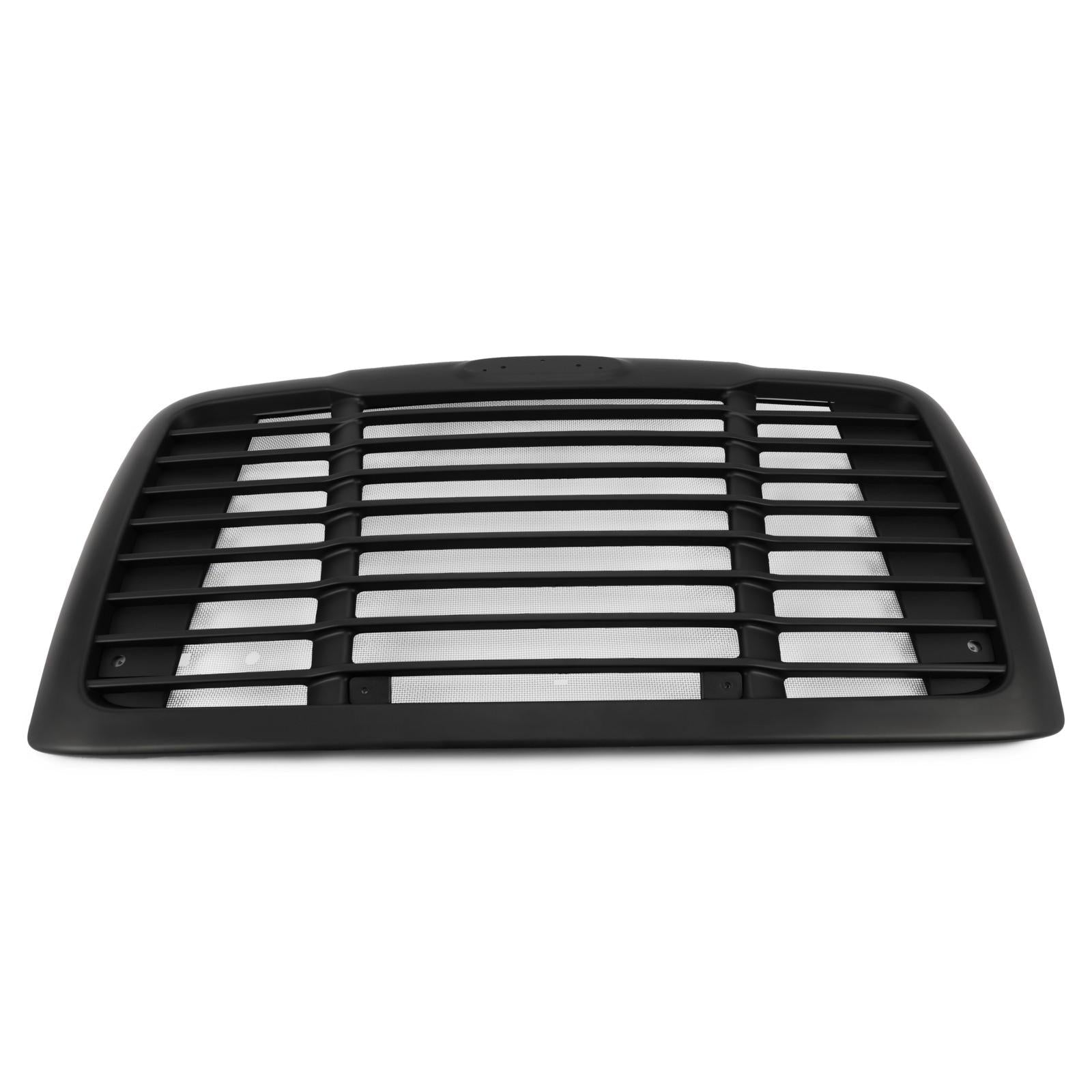 Fit Freightliner Cascadia 08-2017 Black Hood Grille With Bug Screen #A1715624002