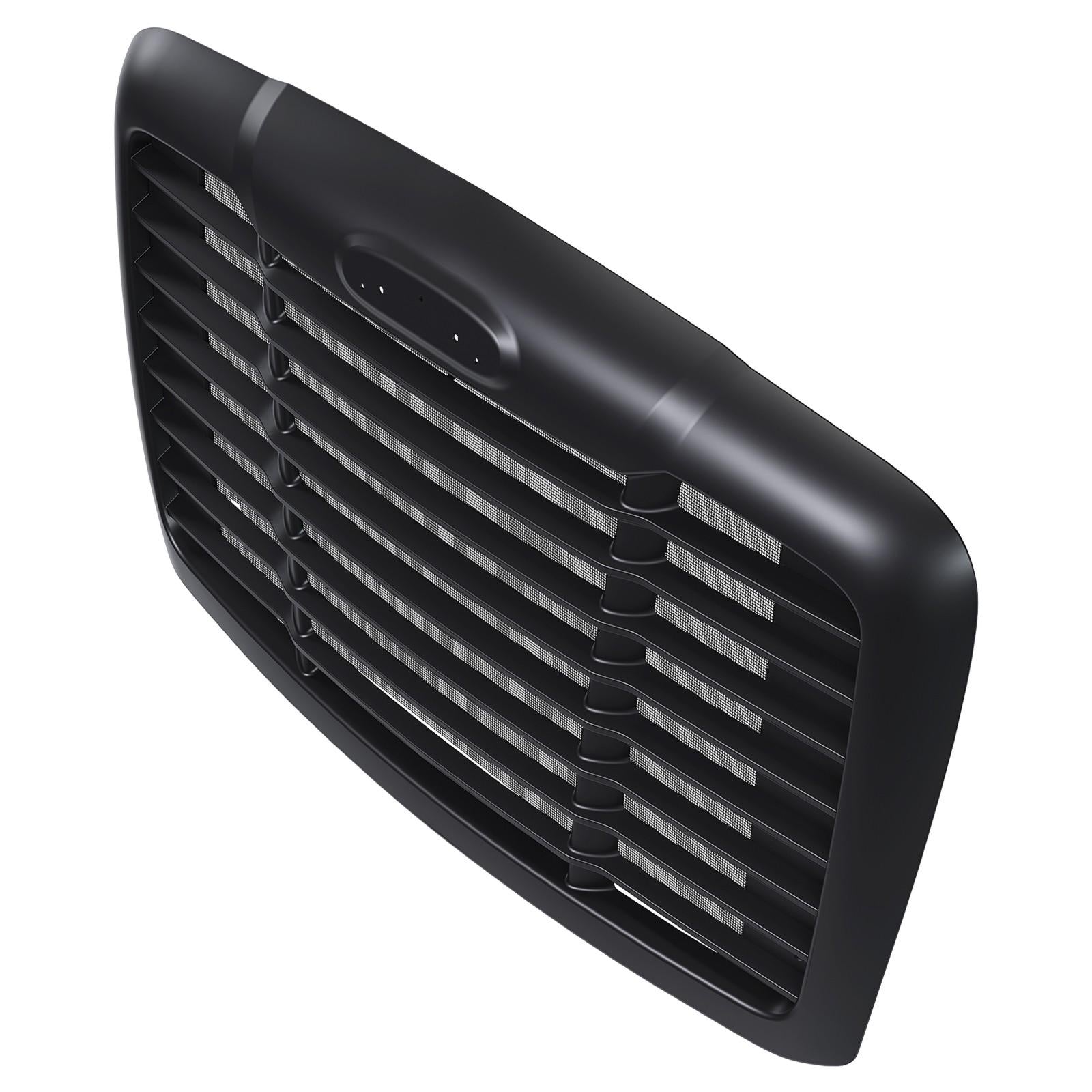 Fit Freightliner Cascadia 08-2017 Black Hood Grille With Bug Screen #A1715624002