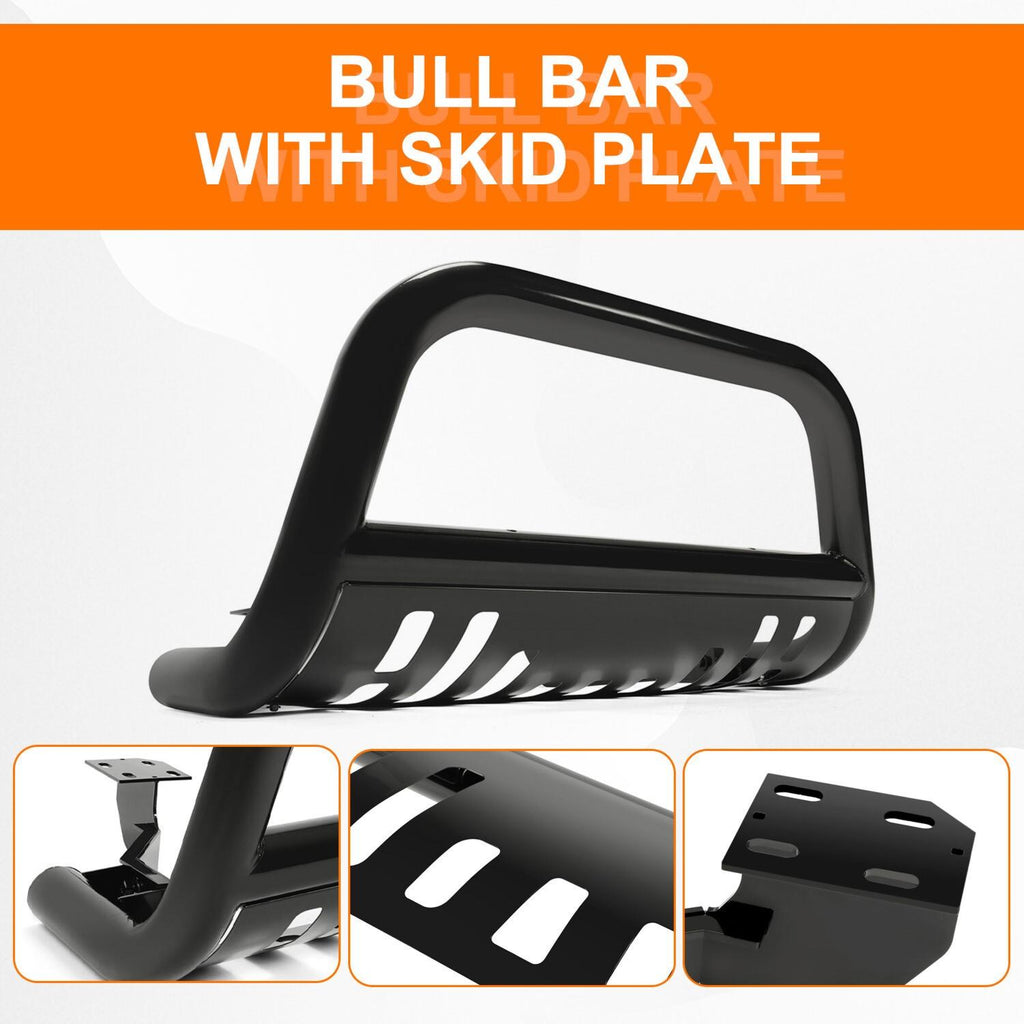 Fit for 2015-2022 Jeep Renegade Bumper Bull Bar Skid Plate Power Coated Steel