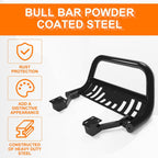 Fit for 2015-2022 Jeep Renegade Bumper Bull Bar Skid Plate Power Coated Steel