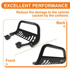 Fit for 2015-2022 Jeep Renegade Bumper Bull Bar Skid Plate Power Coated Steel