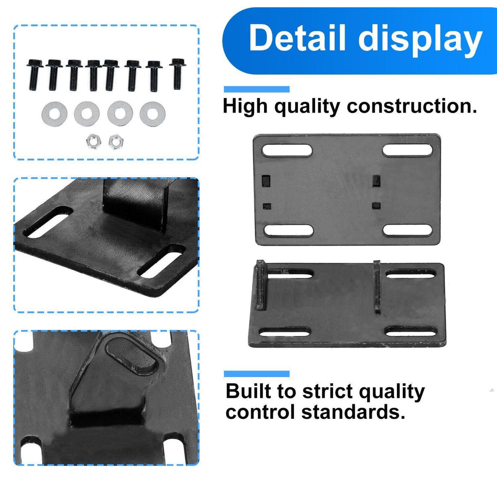 Motor Swap Mount Brackets Adapter Plates Kit For C10 LS Engine LS1 LS2 LQ4