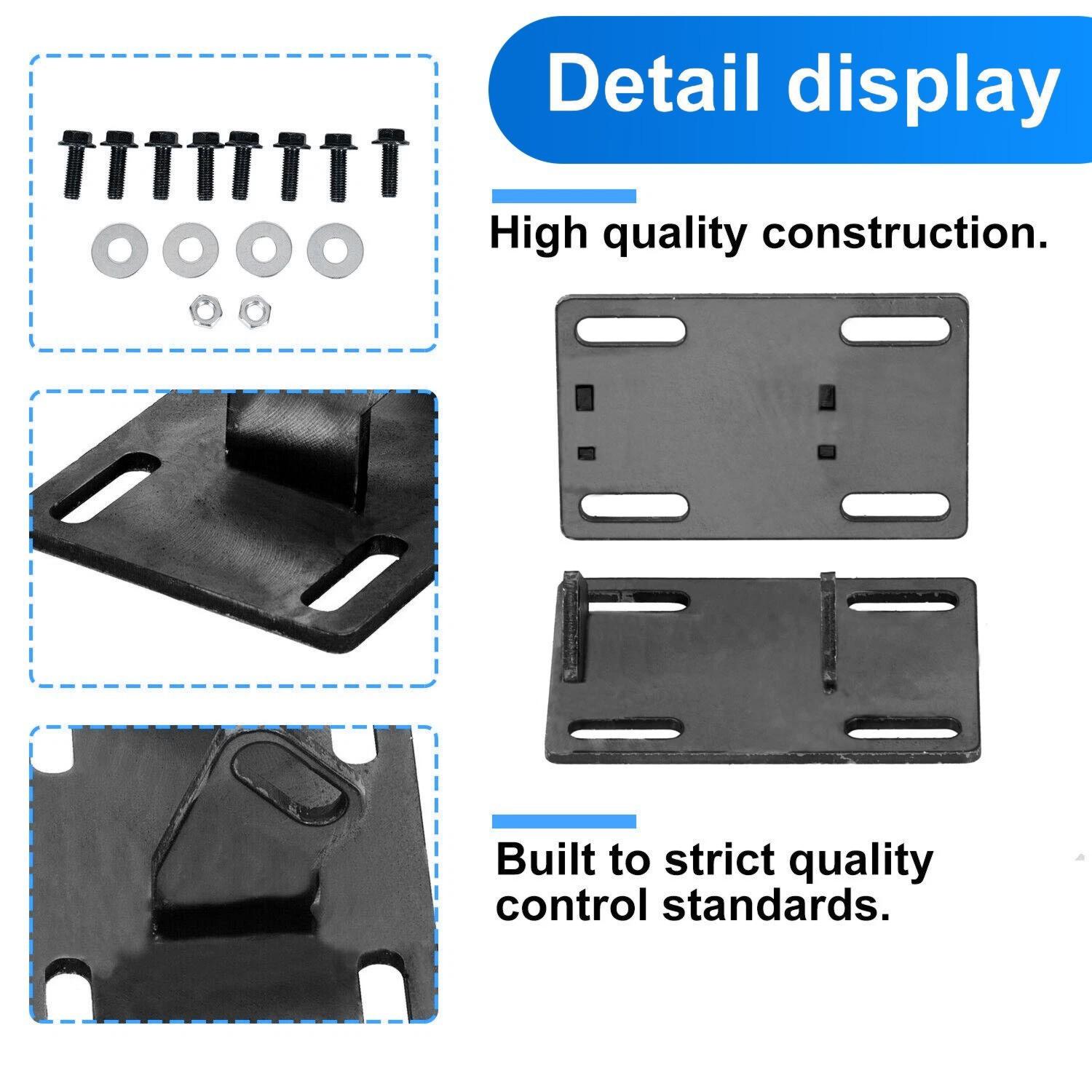 Motor Swap Mount Brackets Adapter Plates Kit For C10 LS Engine LS1 LS2 LQ4