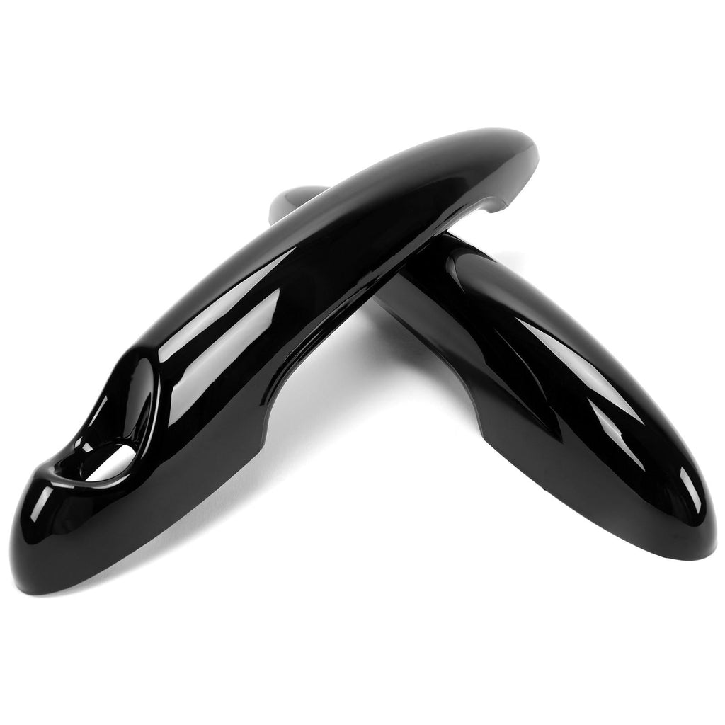 Left+Right Glossy Black Door Handle Covers For MINI Cooper R50 R52 R53 R55 R56