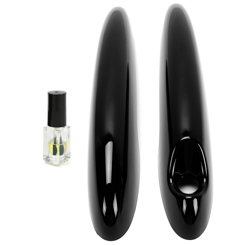 Left+Right Glossy Black Door Handle Covers For MINI Cooper R50 R52 R53 R55 R56
