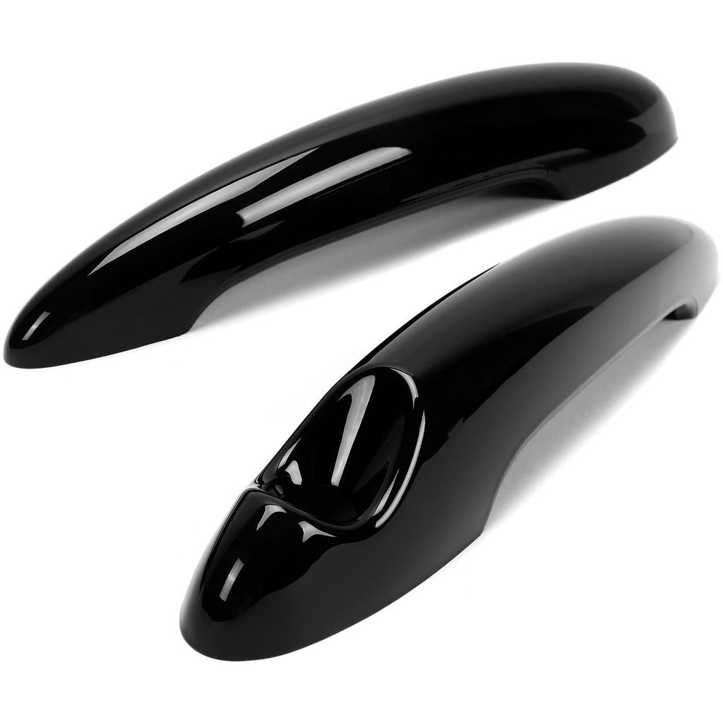 Left+Right Glossy Black Door Handle Covers For MINI Cooper R50 R52 R53 R55 R56