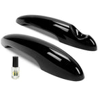 Left+Right Glossy Black Door Handle Covers For MINI Cooper R50 R52 R53 R55 R56
