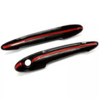 Left+Right Glossy Black Door Handle Covers For MINI Cooper R50 R52 R53 R55 R56
