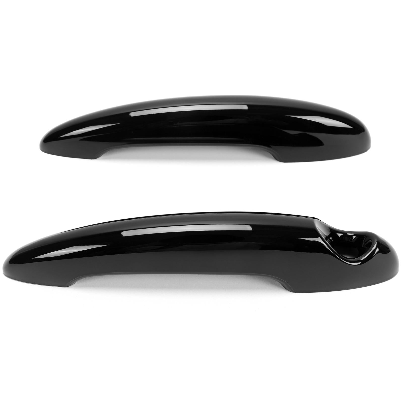 Left+Right Glossy Black Door Handle Covers For MINI Cooper R50 R52 R53 R55 R56