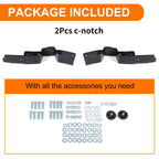 Bolt In C Notch Kit Rear Frame for Chevy C10 63-72 GMC C1500 Pickup 67-72