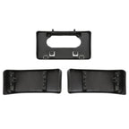 3PCS For Ford F150 09-14 Front Bumper Guards Pads+License Plate Mounting Bracket
