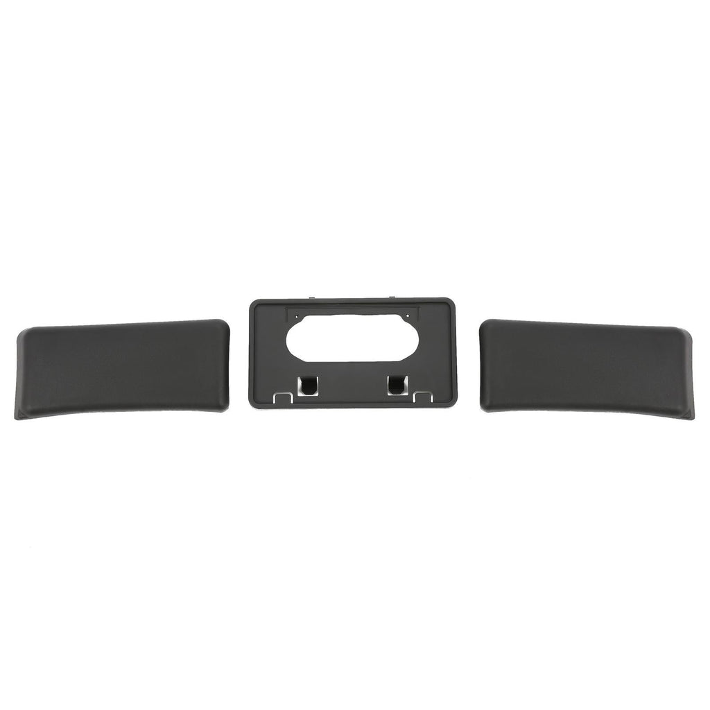 3PCS For Ford F150 09-14 Front Bumper Guards Pads+License Plate Mounting Bracket