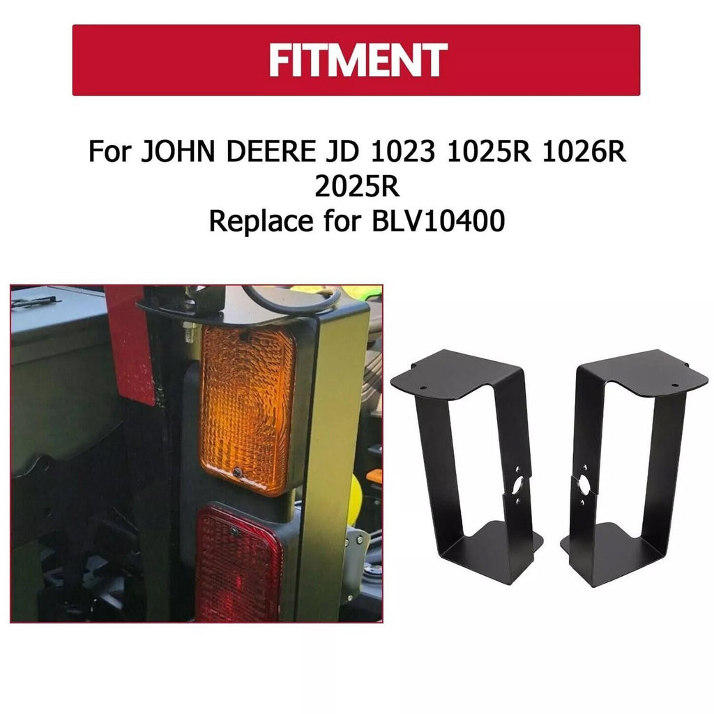 Brush Light Guards #BLV10400 For John Deere JD 1023 1025R 1026R 2025R Pair