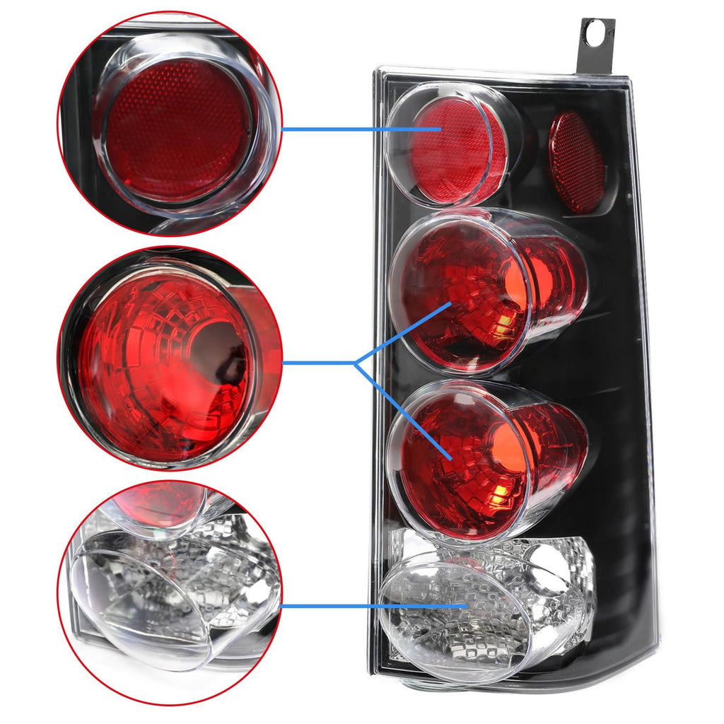 Tail Lights Lamps For GMC Savana/Chevrolet Express 1500 2500 3500 1996-2002