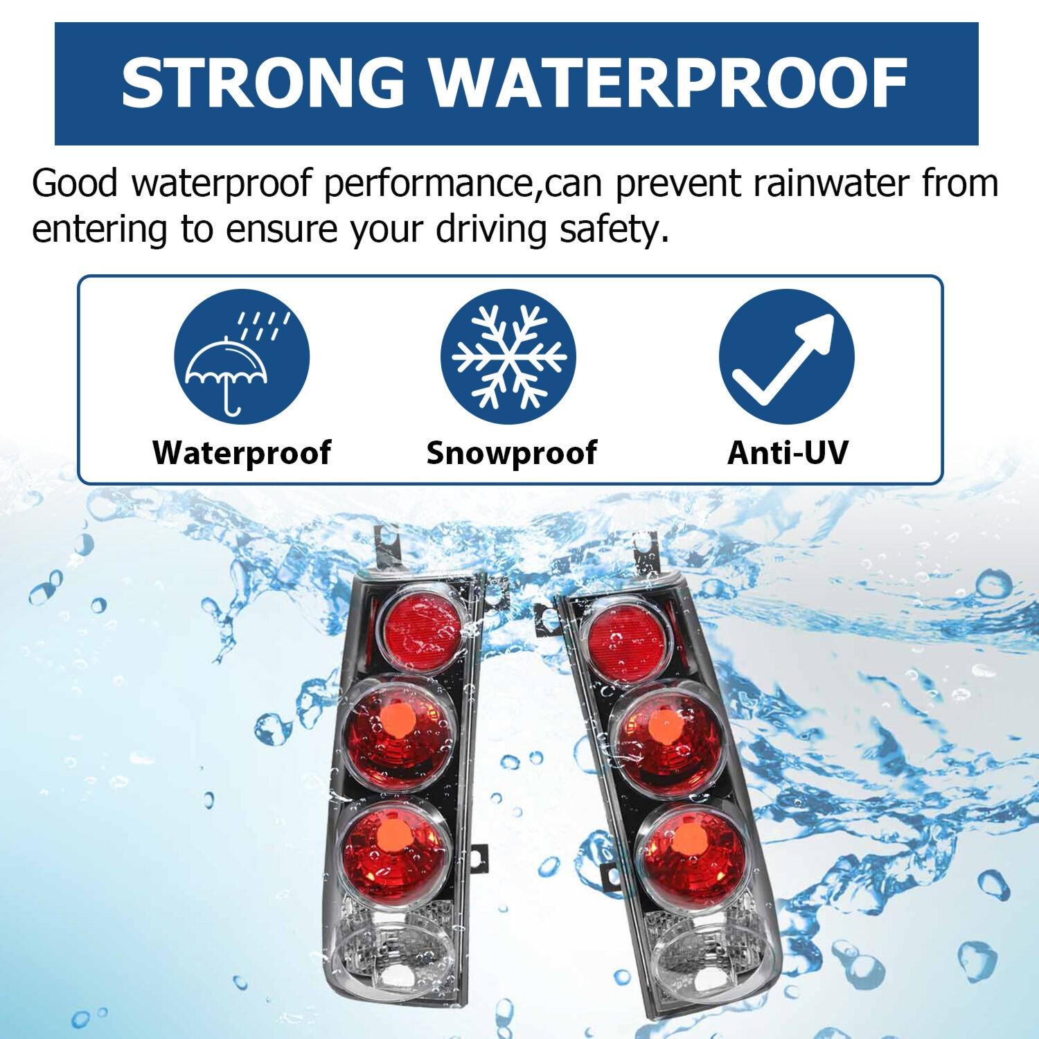 Tail Lights Lamps For GMC Savana/Chevrolet Express 1500 2500 3500 1996-2002