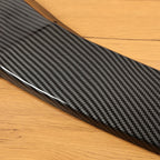 FOR TESLA MODEL S 2016-2020 STP-STYLE CARBON FIBER LOOK FRONT BUMPER LIP SPOILER