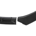 FOR TESLA MODEL S 2016-2020 STP-STYLE CARBON FIBER LOOK FRONT BUMPER LIP SPOILER