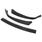 FOR TESLA MODEL S 2016-2020 STP-STYLE CARBON FIBER LOOK FRONT BUMPER LIP SPOILER