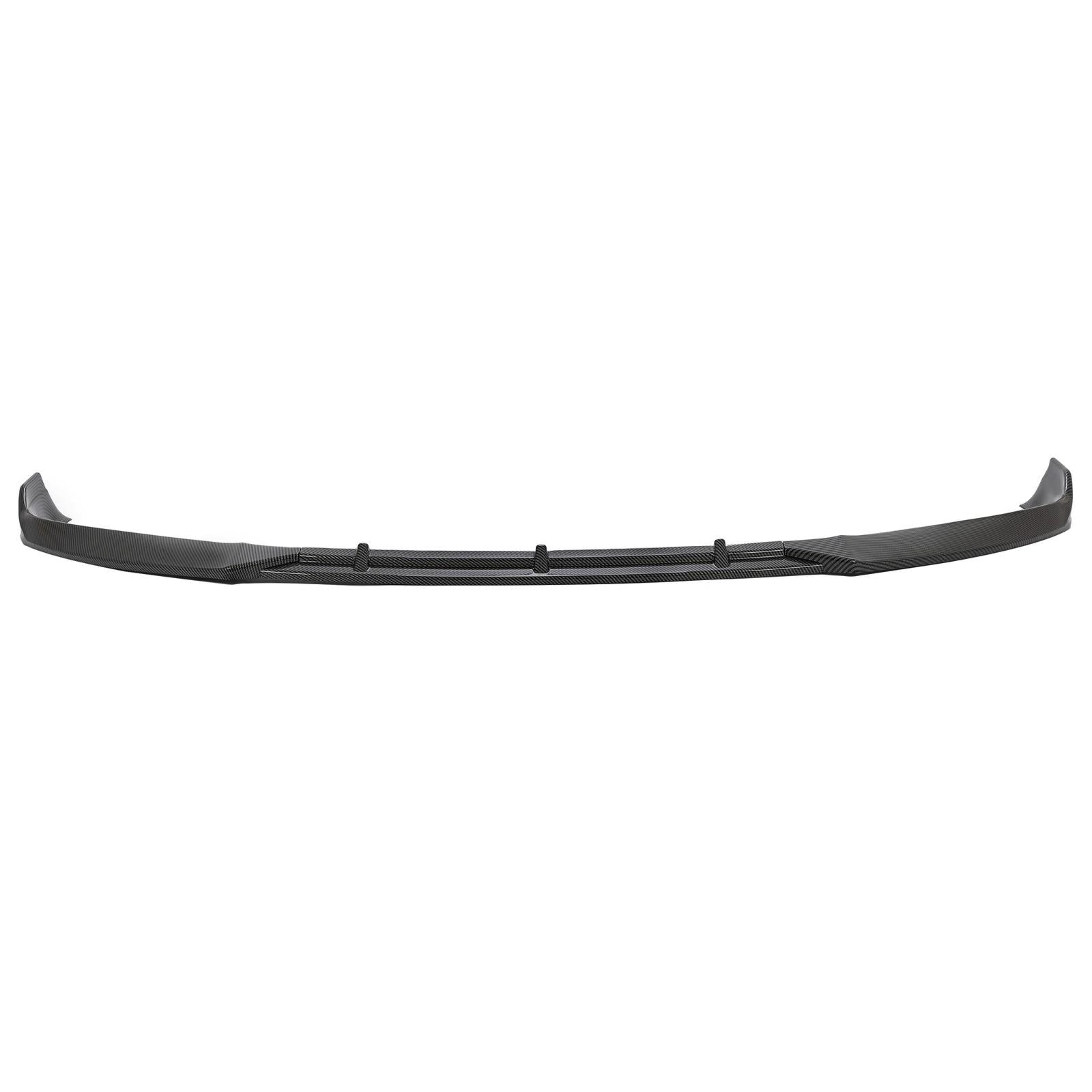 FOR TESLA MODEL S 2016-2020 STP-STYLE CARBON FIBER LOOK FRONT BUMPER LIP SPOILER