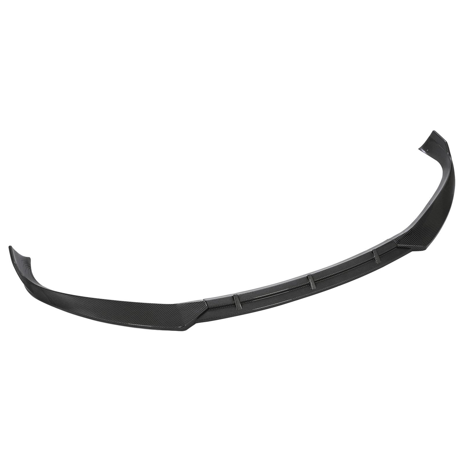 FOR TESLA MODEL S 2016-2020 STP-STYLE CARBON FIBER LOOK FRONT BUMPER LIP SPOILER