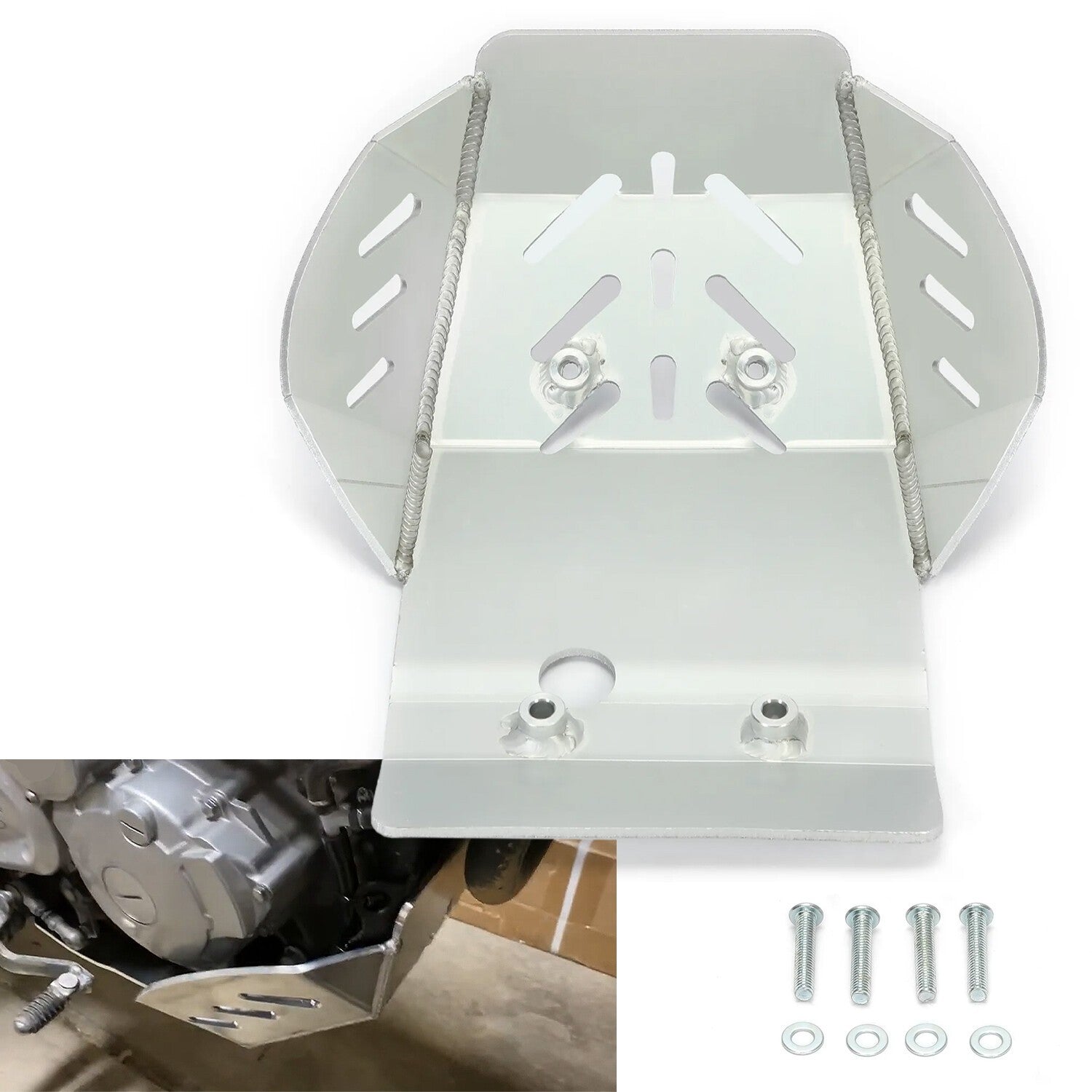 For Yamaha XT250 Dual Sport 2008-2023 Skid Plate Engine Guards Protector Cover