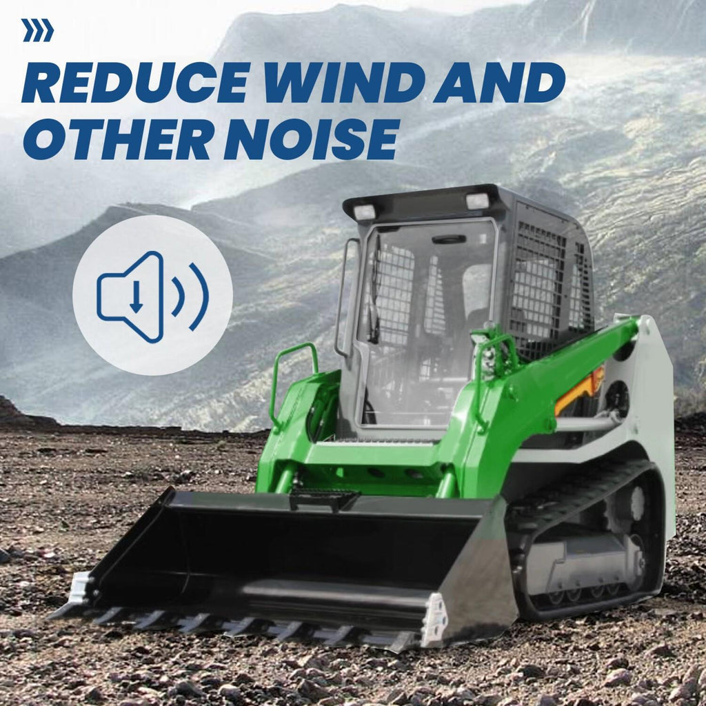 Forestry Demo Door Skid Steer Door Glass For Takeuchi TL TL8 TL10 1/2" Plastic