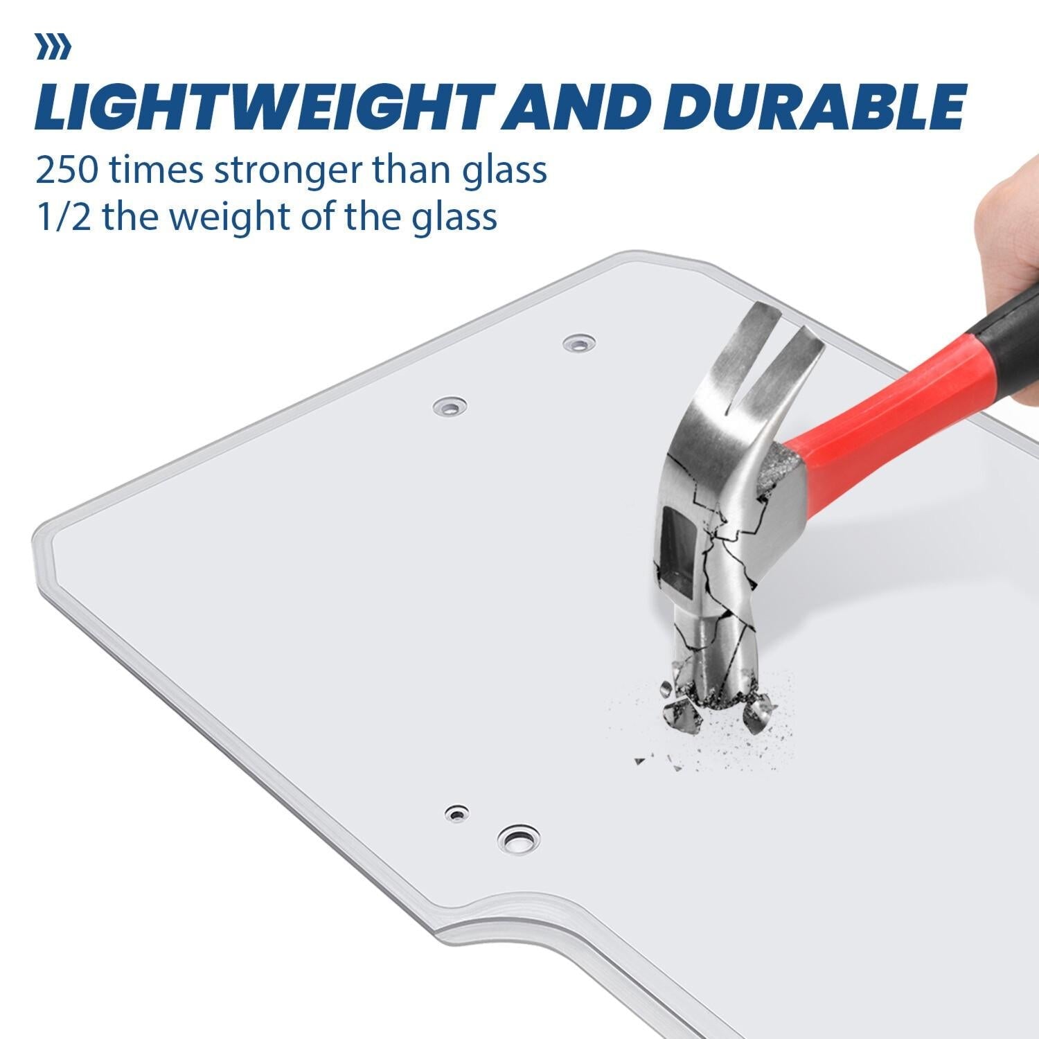 Forestry Demo Door Skid Steer Door Glass For Takeuchi TL TL8 TL10 1/2" Plastic