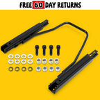 Universal Dual Lock Design Car Racing Seat Base Slider Rail Bracket Bucket Steel