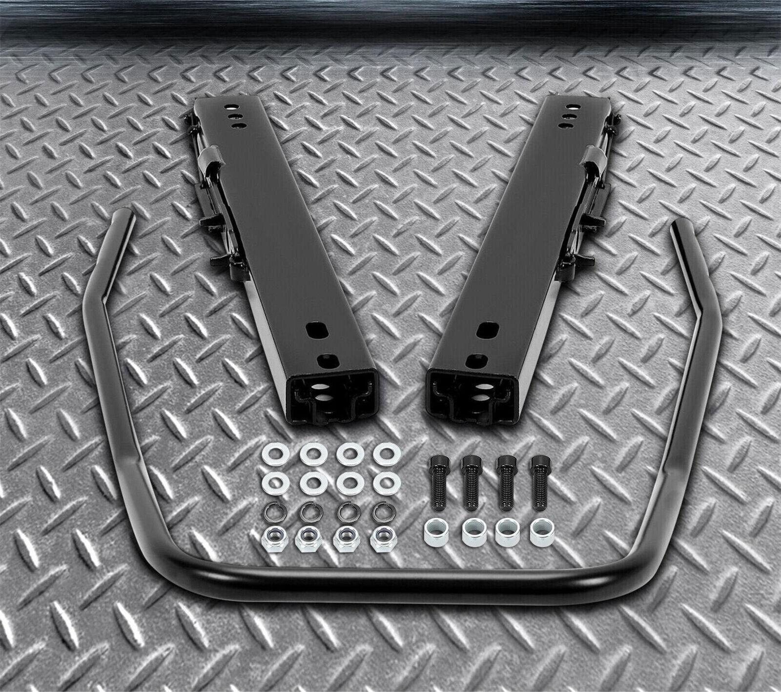Universal Dual Lock Design Car Racing Seat Base Slider Rail Bracket Bucket Steel