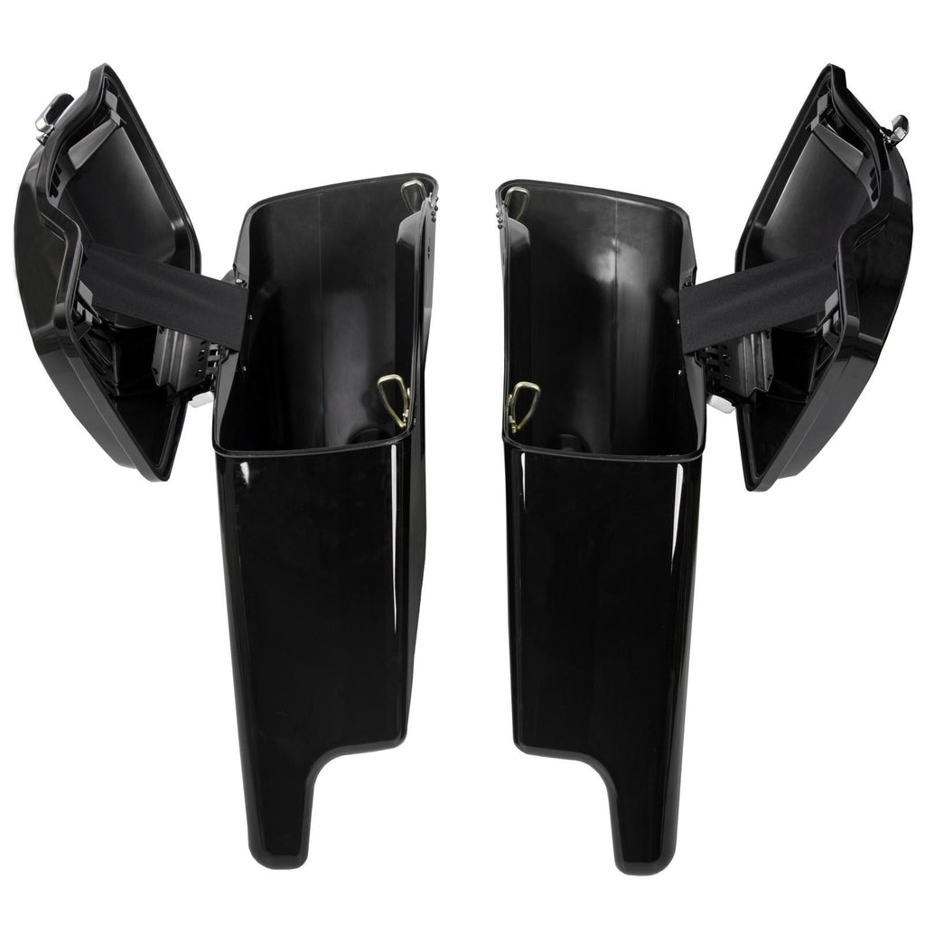 5" Stretched Extended Saddlebags Bag For Harley Davidson Road Street Glide 93-13
