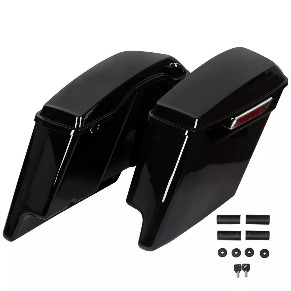 5" Stretched Extended Saddlebags Bag For Harley Davidson Road Street Glide 93-13