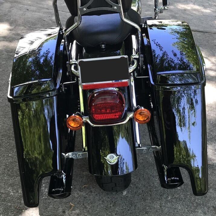 5" Stretched Extended Saddlebags Bag For Harley Davidson Road Street Glide 93-13