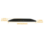 Black ABS Rear Tailgate Top Wing Spoiler Fit For Ford F-150 F150 2015-2020