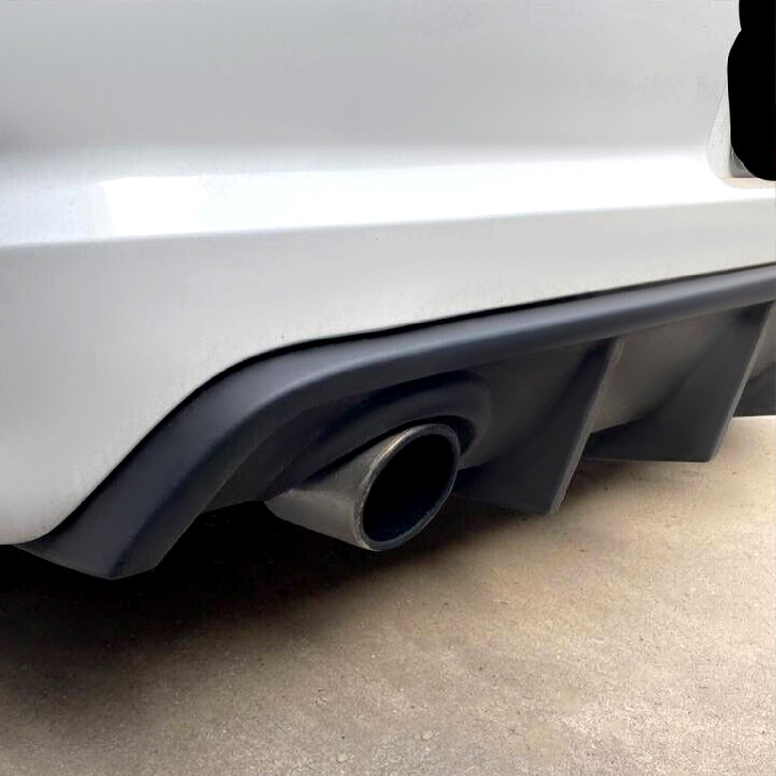 Matte Black Rear Bumper Lip Lower Diffuser For Dodge Charger SRT V2 Style 12-14