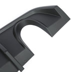 Matte Black Rear Bumper Lip Lower Diffuser For Dodge Charger SRT V2 Style 12-14