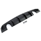 Matte Black Rear Bumper Lip Lower Diffuser For Dodge Charger SRT V2 Style 12-14