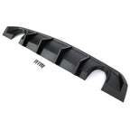 Matte Black Rear Bumper Lip Lower Diffuser For Dodge Charger SRT V2 Style 12-14